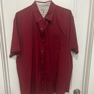 Red Head Button Down Shirt